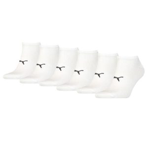 Skarpety Puma Sport Sneaker Light, 6 pary białych. Białe skarpetki Puma, bez wzorów, z elastanu. Za 162,99 zł.