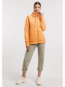 ELBSAND Bluza "Airin" w kolorze pomarańczowym rozmiar: M. Pomarańczowe bluzy ELBSAND, m, bez wzorów, bez kaptura. Za 223,99 zł.