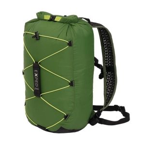 Plecak wodoszczelny z rolowanym zamknięciem Exped Cloudburst. Zielone plecaki EXPED. Za 290,00 zł.