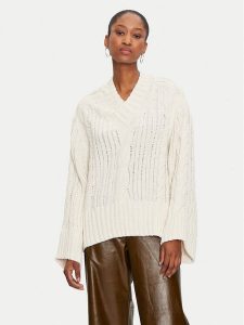REPLAY Sweter DK3313.000.G22926 Écru Regular Fit. Swetry klasyczne Replay, m, z syntetyku, bez kołnierzyka. Za 259,99 zł.
