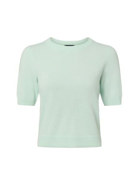 IPURI koszula z dzianiny kaszmirowej Kobiety Kaszmir zielony, S. Zielone koszule IPURI, s, bez wzorów, z dzianiny, bez kołnierzyka, bez ramiączek. Za 429,95 zł.