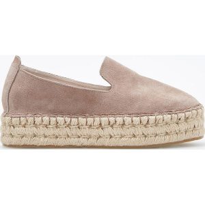Skórzane espadryle - Fioletowy. Espadryle marki Reserved. Za 139,99 zł.