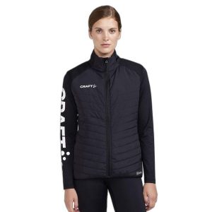 Kurtka narciarska damska Craft Adv Nordic Club. Czarne kurtki Craft, na zimę, xl, bez wzorów, bez kaptura, na fitness i siłownię. Za 467,65 zł.