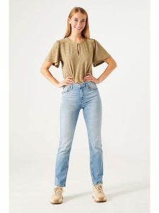 Garcia Dżinsy - Slim fit - w kolorze błękitnym rozmiar: W27. Niebieskie jeansy Garcia, bez wzorów. Za 100,99 zł.