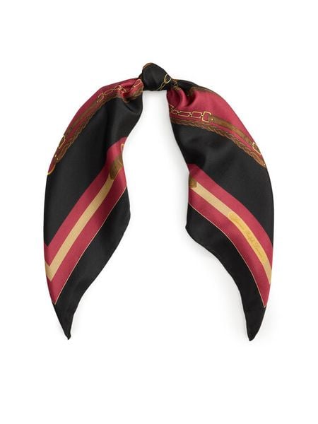 LAUREN RALPH LAUREN Chusta 454P04587003 Czarny. Czarne apaszki i chusty Lauren Ralph Lauren, bez wzorów, z jedwabiu. Za 379,99 zł.