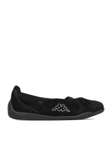 Kappa Baleriny CEO-WP40-046Z Czarny. Czarne balerinki Kappa, bez wzorów, ze skóry, bez obcasa, bez zapięcia. Za 179,99 zł.