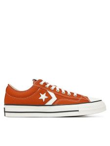 Converse Trampki Star Player 76 A10520C Pomarańczowy. Brązowe trampki Converse, bez wzorów, z materiału, bez zapięcia. Za 239,99 zł.