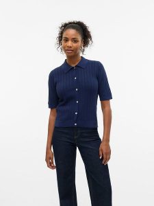 Vero Moda Kardigan w kolorze granatowym rozmiar: XS. Niebieskie kardigany Vero Moda. Za 61,60 zł.