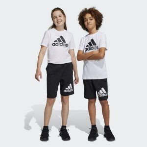 Essentials Big Logo Cotton Shorts. Białe szorty ADIDAS, bez wzorów, klasyczne. Za 119,00 zł.