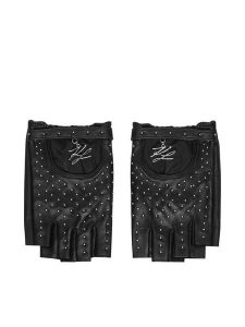 KARL LAGERFELD Rękawiczki B3W33010 Czarny. Czarne rękawiczki KARL LAGERFELD, bez wzorów, ze skóry. Za 549,99 zł.
