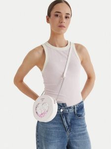 Guess Torebka J6GZ08 WH7G0 Biały. Białe torebki klasyczne Guess, z aplikacjami, ze skóry, bez dodatków. Za 210,99 zł.