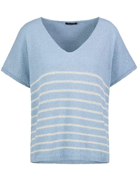 Sublevel Sweter w kolorze błękitnym rozmiar: M/L. Niebieskie swetry oversize Sublevel, l, bez wzorów, bez ramiączek. Za 74,11 zł.