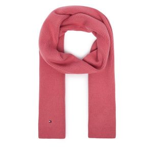 Szalik Tommy Hilfiger. Czerwone szaliki TOMMY HILFIGER, bez wzorów. Za 289,99 zł.