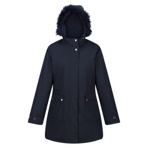 Kurtka Parka Ocieplana Przeciwdeszczowa Damska Sabinka. Niebieskie kurtki Regatta, m, bez wzorów, bez kaptura. Za 181,99 zł.
