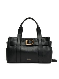 Calvin Klein Torebka LV04F3295G Czarny. Czarne torebki klasyczne Calvin Klein, bez wzorów, ze skóry, bez dodatków. Za 499,99 zł.