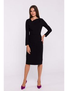 Stylove Sukienka w kolorze czarnym rozmiar: M. Czarne sukienki Stylove, na co dzień, m, bez wzorów, bez kołnierzyka, bez ramiączek, maxi, proste. Za 188,85 zł.