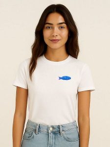 WOOOP Koszulka w kolorze białym rozmiar: M. Białe bluzki Wooop, m, bez wzorów, z bawełny, bez kołnierzyka, bez ramiączek. Za 56,99 zł.