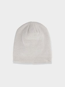 4F Czapka zimowa damska - różowa Uniwersalny. Czerwone czapki 4f, bez wzorów, z syntetyku, klasyczne. Za 39,99 zł.