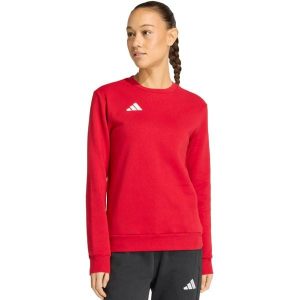 Bluza damska adidas Entrada 26 Sweat Top. Czerwone bluzy ADIDAS, bez wzorów, z bawełny, bez kaptura. Za 134,99 zł.