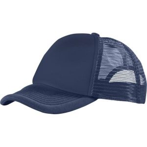 5panelowa Czapka Trucker. Niebieskie czapki BULLET, bez wzorów. Za 26,99 zł.