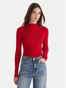 JOOP! Sweter Kalisto 30048405 Czerwony Slim Fit. Czerwone swetry klasyczne JOOP!, xs, z bawełny, bez kołnierzyka. Za 579,99 zł.