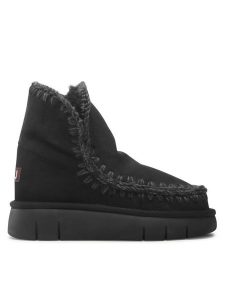 Mou Śniegowce Eskimo 18 FW531002A Czarny. Czarne buty zimowe Mou, ze skóry, bez obcasa, bez zapięcia. Za 689,99 zł.