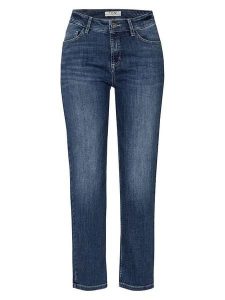 Toni Dżinsy - Relaxed fit - w kolorze granatowym rozmiar: W36. Niebieskie jeansy Toni, bez wzorów, z podwyższonym stanem. Za 173,99 zł.