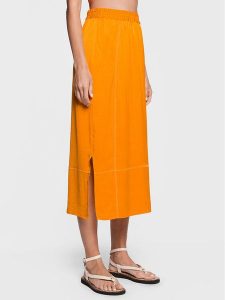 American Vintage Spódnica midi Widland WID13CE23 Pomarańczowy Regular Fit. Brązowe spódnice American Vintage, l, bez wzorów, z syntetyku, vintage, midi. Za 469,99 zł.
