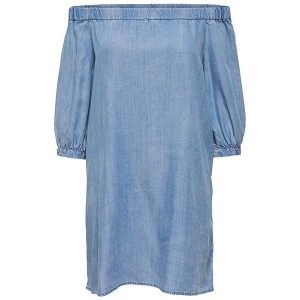 Only Sukienka Damska Janice Off Shoulder Dnm Sukienka Qyt Light Blue Denim (Rozmiar 36). Sukienki marki ONLY. W wyprzedaży za 125,00 zł.