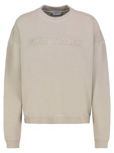 Sublevel Bluza w kolorze beżowym rozmiar: M. Brązowe bluzy Sublevel, m, z aplikacjami, z bawełny, bez kaptura. Za 109,78 zł.