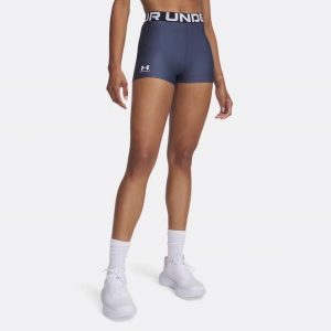 Spodenki Damskie Sportowe Under Armour Hg Shorty. Niebieskie spodenki sportowe Under Armour, m, bez wzorów, na fitness i siłownię. Za 99,99 zł.