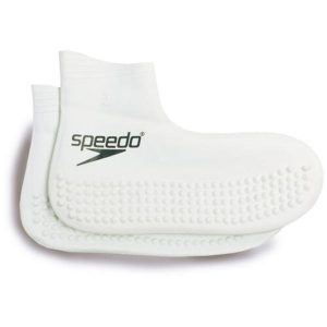 Skarpetki antypoślizgowe unisex Speedo Latex. Białe skarpetki Speedo, bez wzorów. Za 92,41 zł.