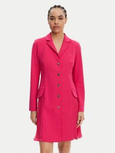 DKNY Sukienka koktajlowa DD4K1D67 Różowy Regular Fit. Czerwone kombinezony DKNY, bez wzorów, z syntetyku, wizytowe, bez kołnierzyka, bez ramiączek. Za 389,99 zł.
