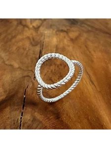 Eclat d'Argent Srebrny pierścionek rozmiar: 50. Szare pierścionki Eclat d'Argent, srebrne. Za 173,99 zł.