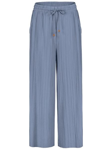 Sublevel Spodnie w kolorze niebieskim rozmiar: S. Niebieskie spodnie z wysokim stanem Sublevel, bez wzorów, z materiału, z podwyższonym stanem. Za 109,26 zł.