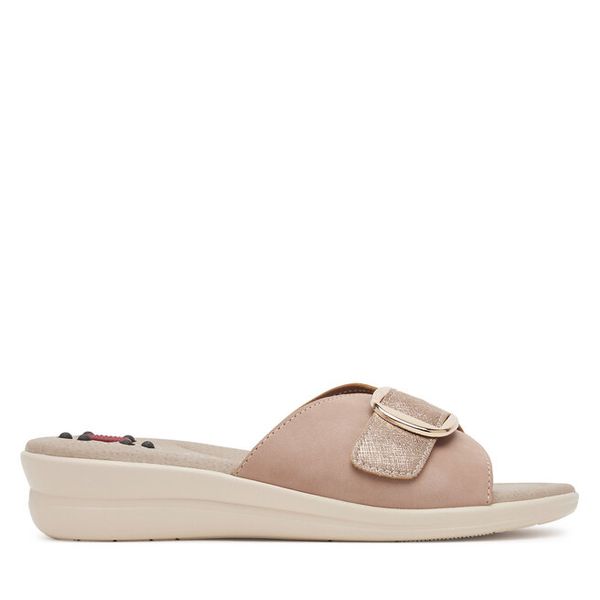 Klapki Go Soft. Czerwone klapki Go Soft, bez wzorów, bez obcasa. Za 119,99 zł.