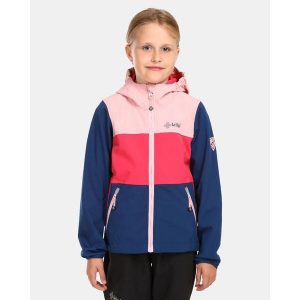 Giacca softshell da ragazza Kilpi RAVIA-J. Czerwone kurtki Kilpi, bez wzorów, z softshellu, bez kaptura. Za 189,67 zł.