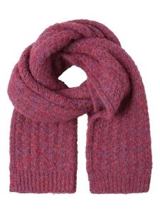 TATUUM Szal w kolorze bordowym - 174 x 35 cm rozmiar: onesize. Czerwone szaliki Tatuum, bez wzorów, ze skóry. Za 104,99 zł.