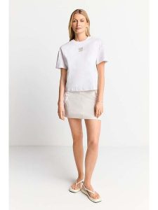 Rich & Royal Koszulka w kolorze białym rozmiar: XL. Białe bluzki Rich & Royal, xl, bez wzorów, z bawełny, bez kołnierzyka, bez ramiączek. Za 96,60 zł.