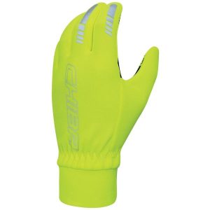 Lekkie rękawiczki zimowe unisex Chiba Thermofleece Waterpro. Żółte rękawiczki CHIBA, na zimę, bez wzorów. Za 99,00 zł.