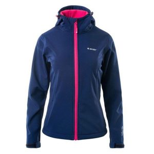 Kurtka damska Softshell Hi-Tec Lady Caria II - granatowa, Rozmiar S. Kurtki Hi-tec, m, bez wzorów, z dzianiny, bez kaptura. Za 144,99 zł.