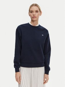 Tommy Hilfiger Bluza WW0WW45980 Granatowy Regular Fit. Niebieskie bluzy TOMMY HILFIGER, xl, bez wzorów, z bawełny, bez kaptura. Za 259,99 zł.