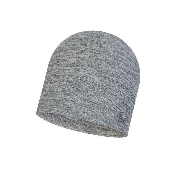 Czapka z elementami odblaskowymi Buff DryFlx Hat. Szare czapki Buff, bez wzorów, sportowe. Za 99,99 zł.