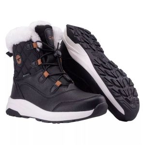 Buty Hi-Tec Mester Wp Teen Jr 92800555587 czarne. Czarne buty zimowe z futra, bez obcasa, bez zapięcia. Za 315,07 zł.