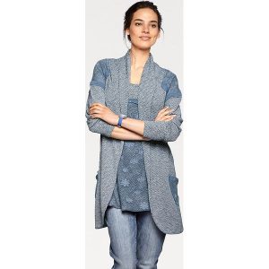 Kardigan w kolorze niebieskim. Kardigany marki Ashley Brooke by Heine. W wyprzedaży za 104,95 zł.