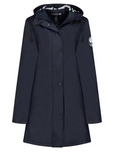 Geographical Norway Parka "Carrie" w kolorze granatowym rozmiar: XL. Niebieskie płaszcze Geographical Norway, xl, z aplikacjami, bez kaptura. Za 206,42 zł.