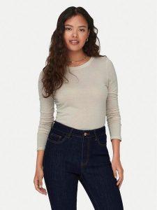JDY Bluzka Suma 15311144 Écru Regular Fit. Bluzki JDY, xl, bez wzorów, z wiskozy, bez kołnierzyka, bez ramiączek. Za 59,99 zł.