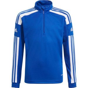 Bluza adidas Squadra 21 Jr. Białe bluzy ADIDAS, bez wzorów, bez kaptura. Za 101,00 zł.