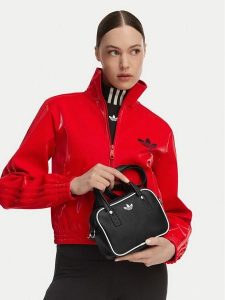 Adidas Torebka JX7872 Czarny. Czarne kuferki ADIDAS, bez wzorów, ze skóry, bez dodatków. Za 169,99 zł.