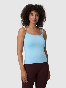 Les Lunes Top "Elizaa" w kolorze błękitnym rozmiar: S. Niebieskie topy Les Lunes, s, bez wzorów, bez kołnierzyka, bez ramiączek. Za 65,99 zł.